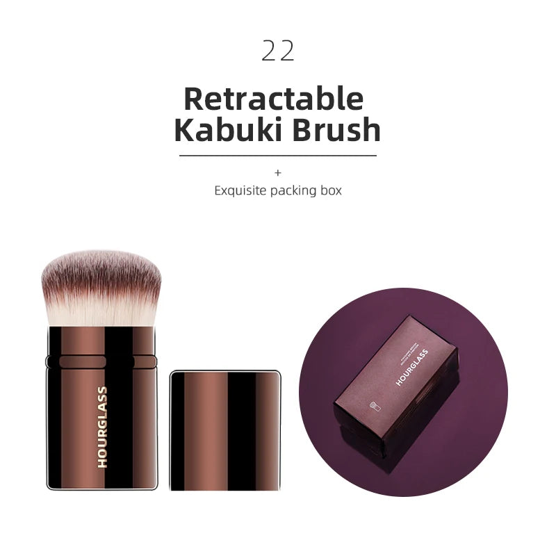 Professional Hourglass Makeup Brush Set – Salon-Quality Performance for Flawless Application
