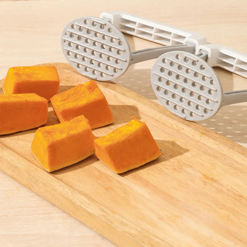 Durable Manual Potato Masher Non-Slip Handle – For Veggies & Fruits