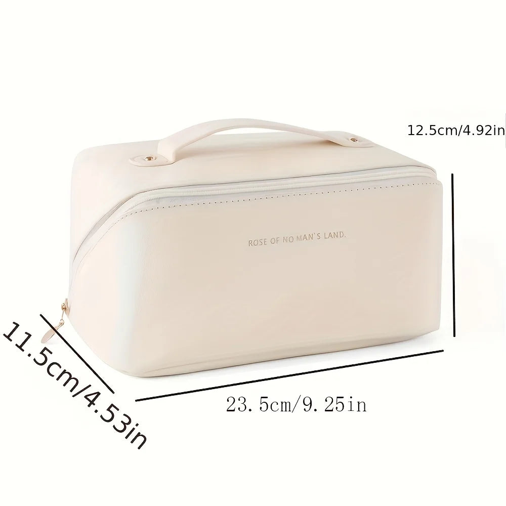 Luxury Makeup Organizer Bag – Spacious Travel Cosmetic Case with Smart Storage
