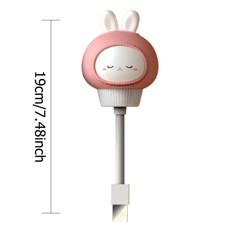 USB Cartoon Cute Night Light With Remote Control Babies Bedroom Decorative Feeding Light Bedside For Kids