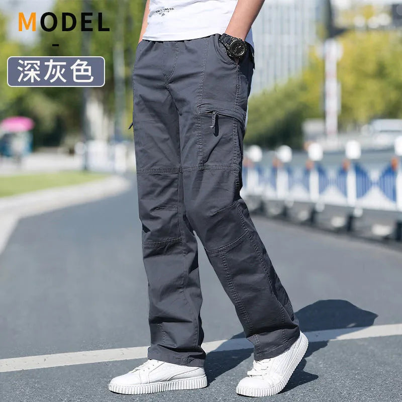Men's Tactical Cargo Pants – All-Season Comfort with Utility Storage
