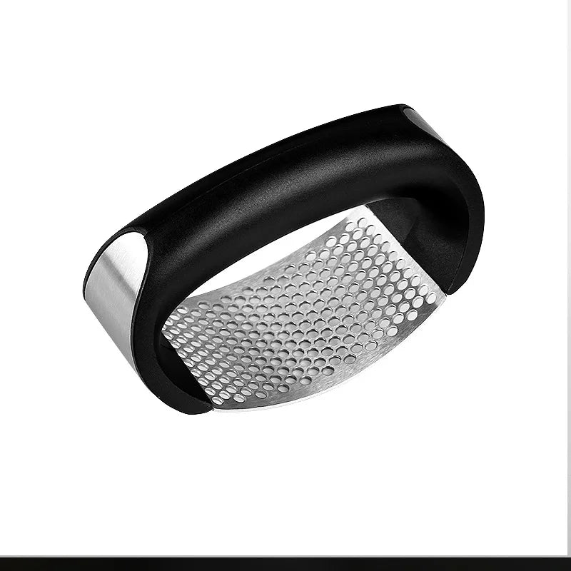 Stainless Steel Garlic Press – Easy Manual Crusher Tool