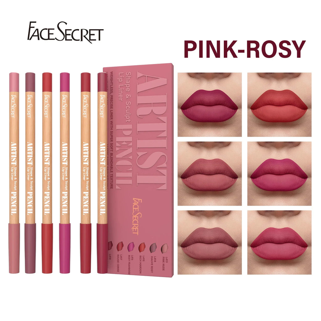 Secret Artist Lip Liner Set – Precision Definition with Featherlight Matte Finish