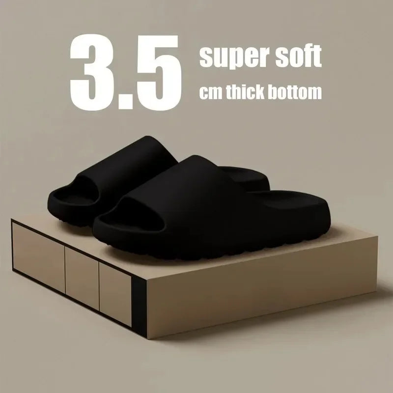 Cloud Comfort Coconut Slippers – Ultra-Soft Thick-Soled Sandals for Men & Women