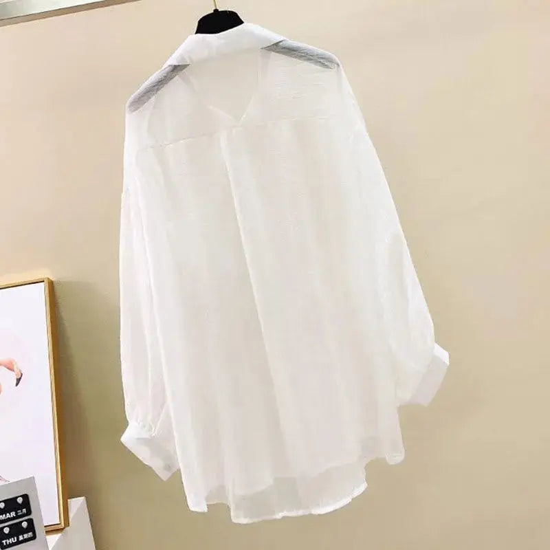 AireLight Sheer Chiffon Blouse – Summer Breeze Edition