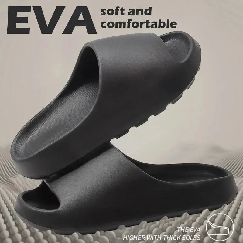 Cloud Comfort Coconut Slippers – Ultra-Soft Thick-Soled Sandals for Men & Women