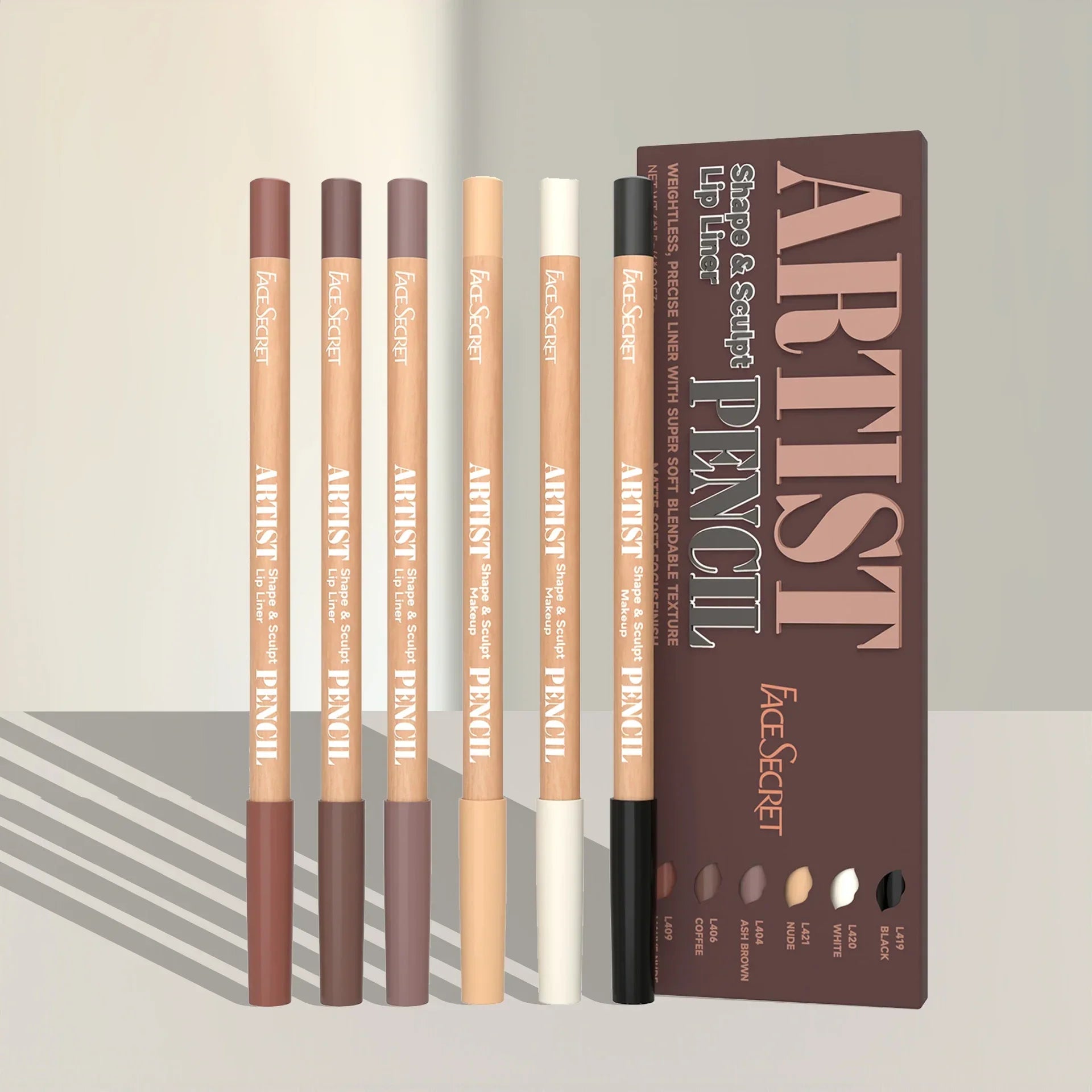 Secret Artist Lip Liner Set – Precision Definition with Featherlight Matte Finish