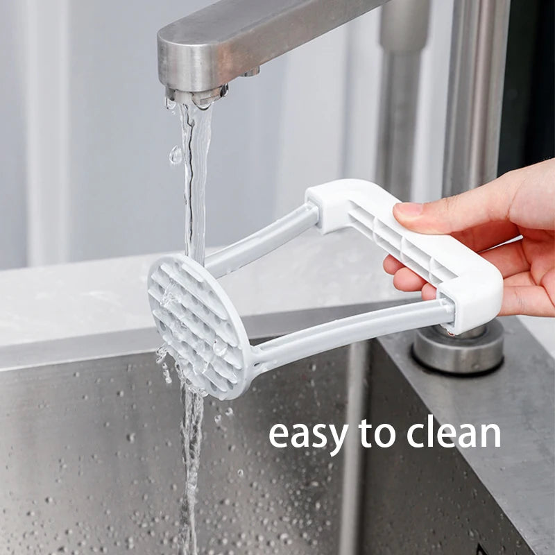 Durable Manual Potato Masher Non-Slip Handle – For Veggies & Fruits