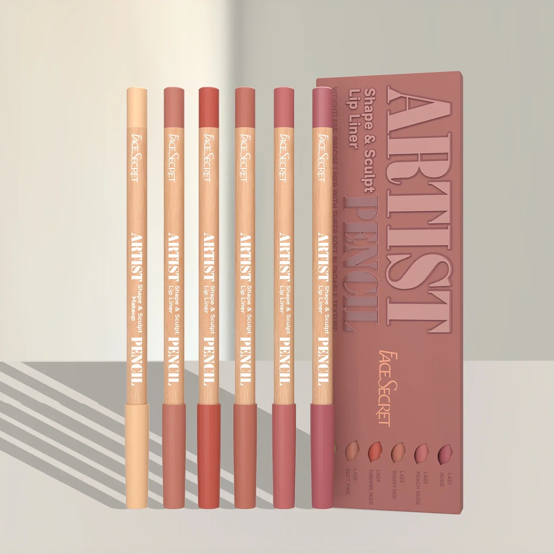 Secret Artist Lip Liner Set – Precision Definition with Featherlight Matte Finish