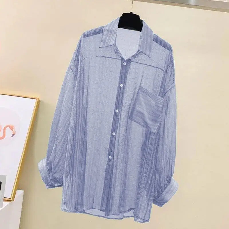 AireLight Sheer Chiffon Blouse – Summer Breeze Edition