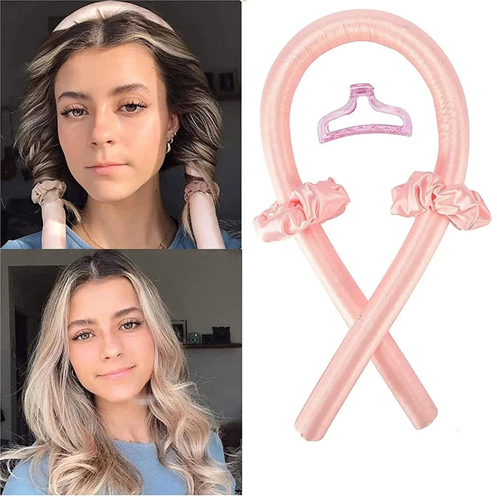 Heatless Curling Rod Headband – Salon-Worthy Curls While You Sleep