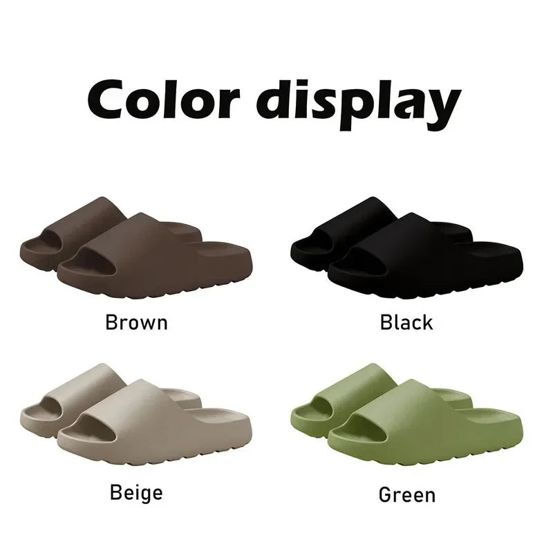 Cloud Comfort Coconut Slippers – Ultra-Soft Thick-Soled Sandals for Men & Women