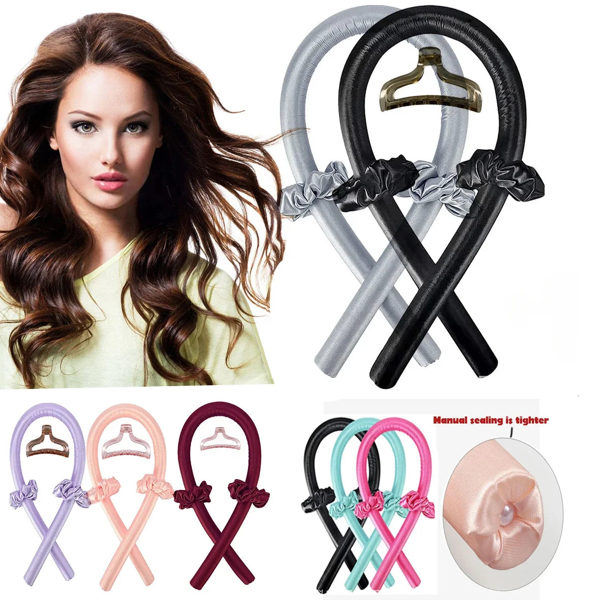 Heatless Curling Rod Headband – Salon-Worthy Curls While You Sleep