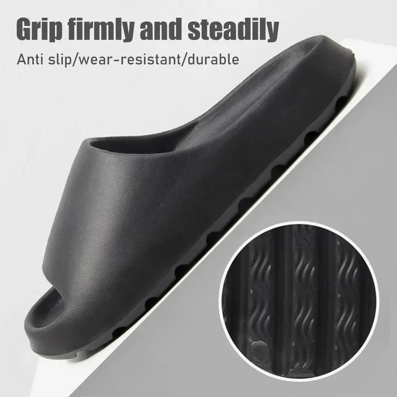Cloud Comfort Coconut Slippers – Ultra-Soft Thick-Soled Sandals for Men & Women