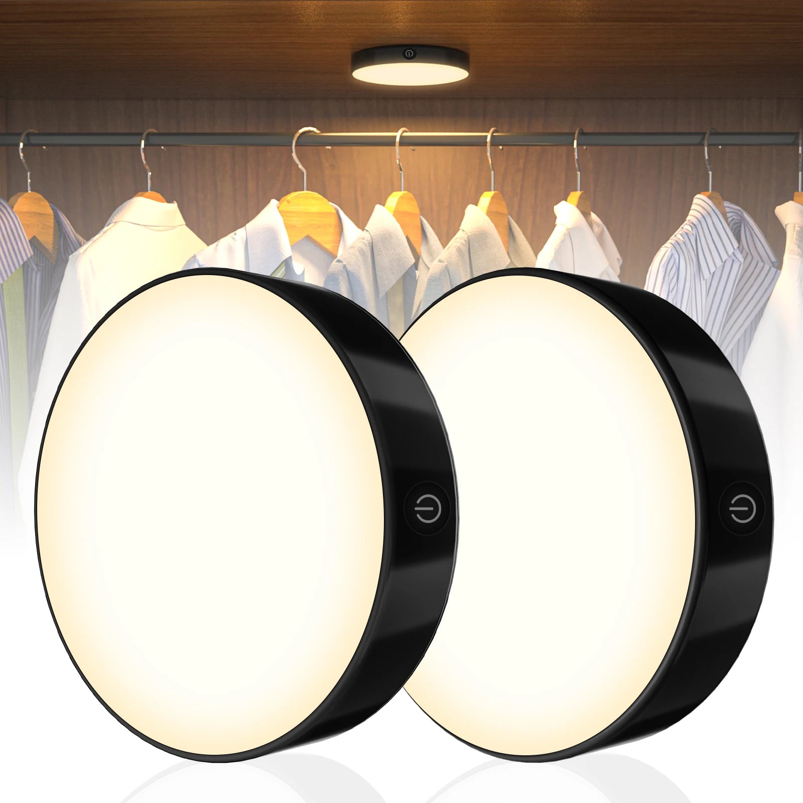 Rechargeable Touch Night Light – 1000mAh Battery-Powered LED for Any Space